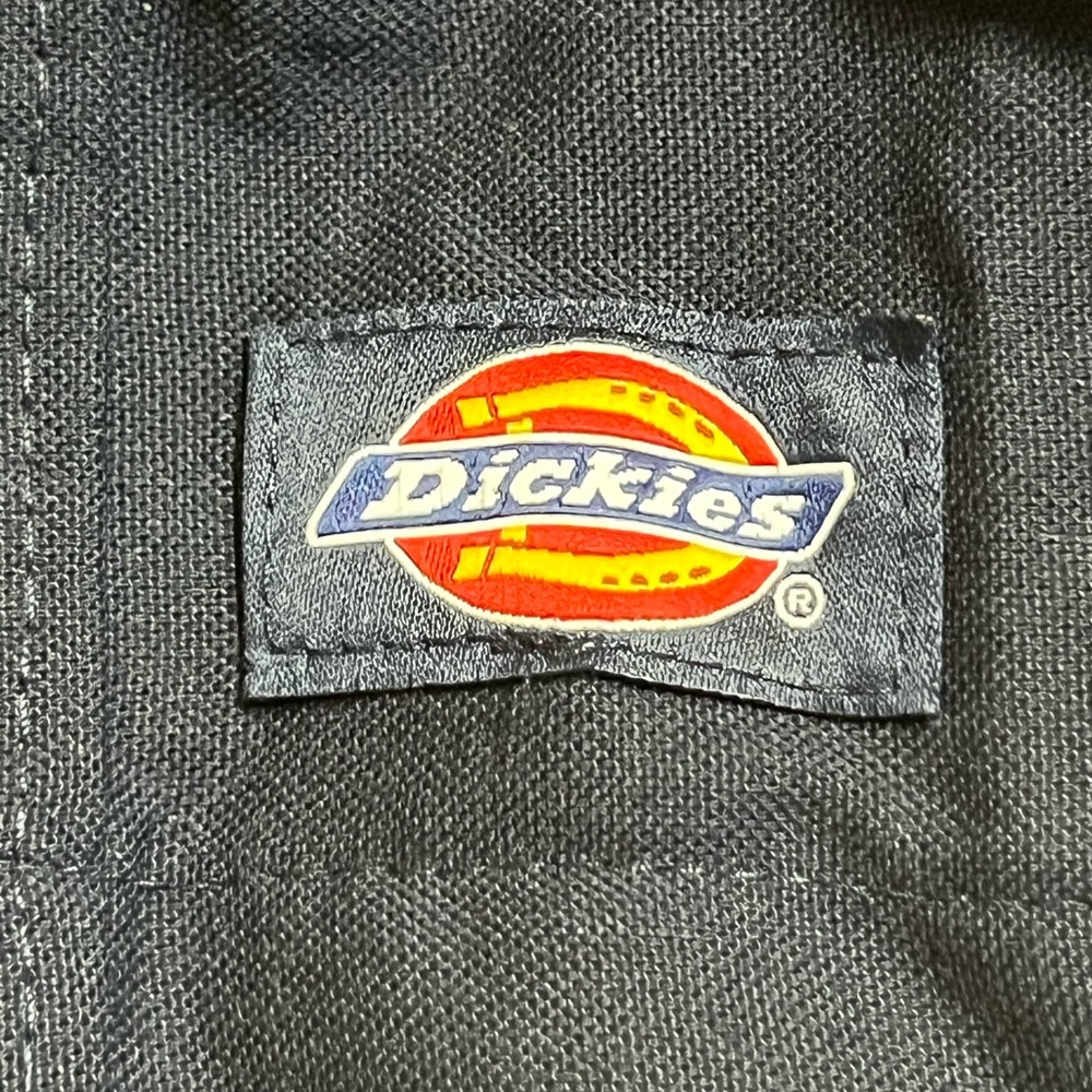 Dickies Navy Blue Short Sleeve Button Down Shirt - Picture 4 of 5